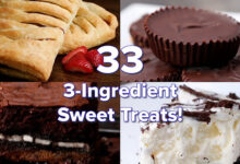 33 Γλυκά με 3 Συστατικά
