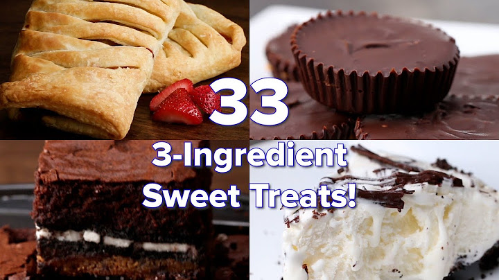 33 Γλυκά με 3 Συστατικά