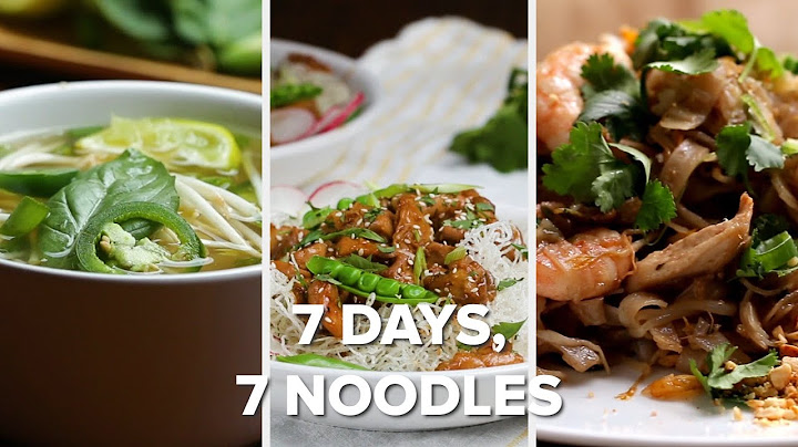 7 Ημέρες, 7 Συνταγές Noodle