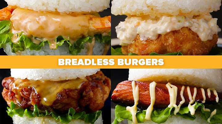 Συνταγές Burger χωρίς ψωμί