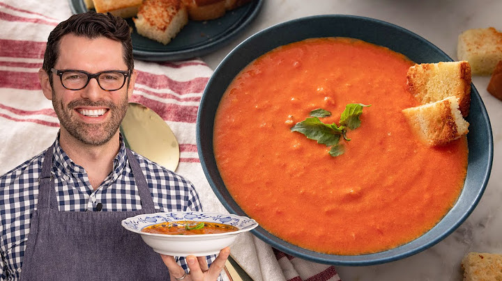 Συνταγή για σούπα ντομάτας